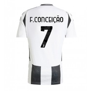 Billiga Juventus Francisco Conceicao #7 Hemmatröja 2024-25 Kortärmad